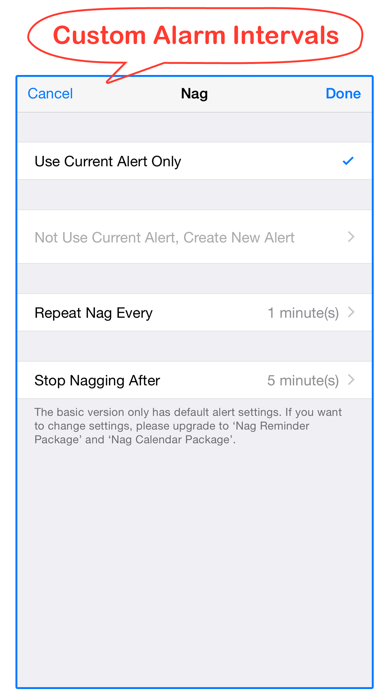 Screenshot #2 pour Nag - Repeating Alerts