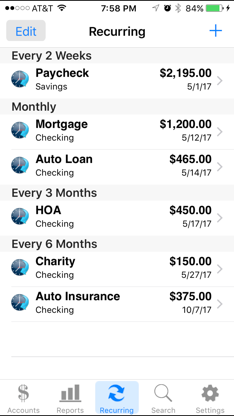 Accounts 2 Checkbook screenshot 5