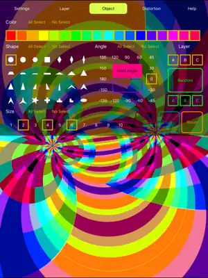 Distorted Kaleidoscope Art screenshot 2