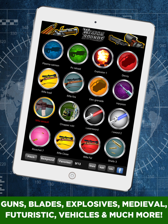 Screenshot #6 pour 100's of Weapon Sounds Pro