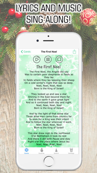 Christmas Carols Sing Along Screenshot