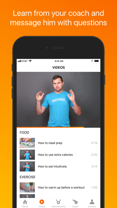Bodyforge - Diet & Workout Screenshot