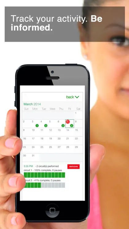 Screenshot 3 di 5 di 7 Minute Workout Challenge
