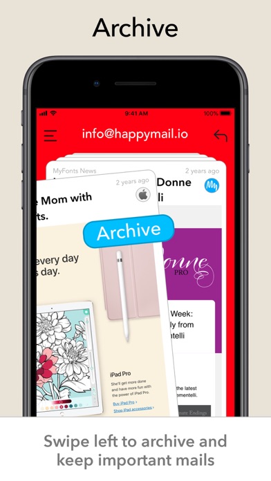 Swipe Mail for Gmail screenshot 2