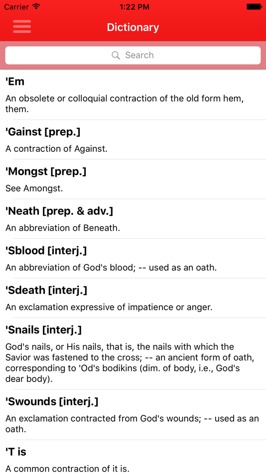#1. English Dictionary + Speaking (iOS) Podle: Parth Pandya