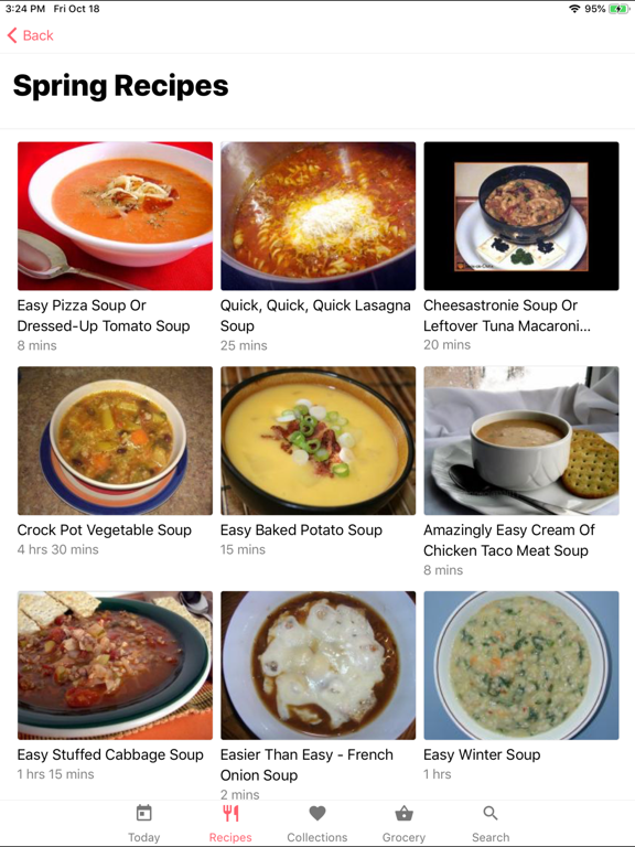 Healthy Homemade Soup Recipes iPad screenshot 4 - Food & Drink app
