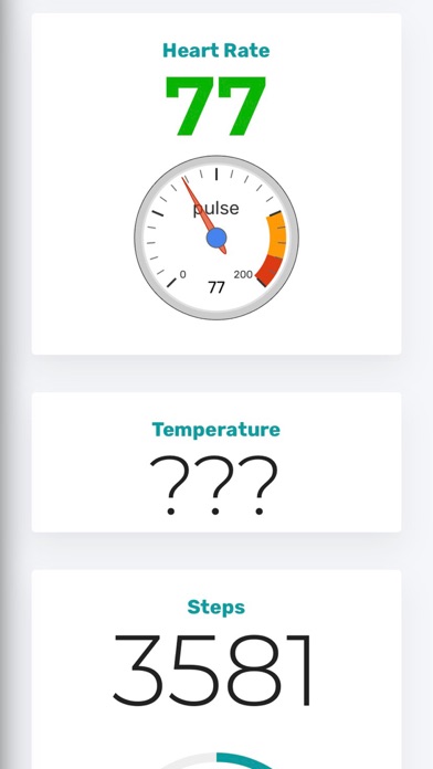 ComfortMeter Health iPhone screenshot 1 - Medical app