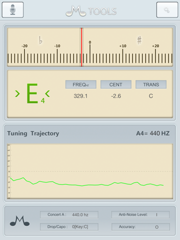 Screenshot #5 pour Elegantune Pro Chromatic Tuner