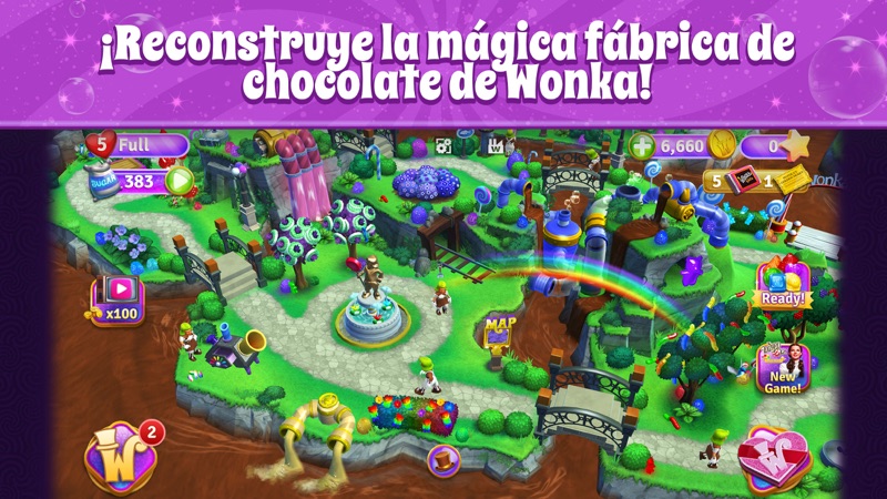 Wonka's World of Candy Match 3 screenshot 1