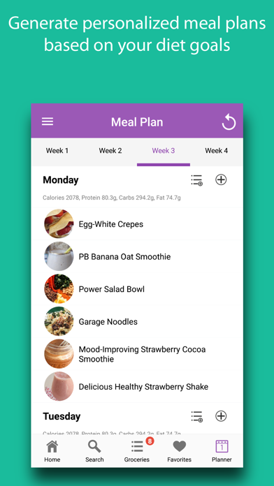 Clean-Eating Recipes Screenshot