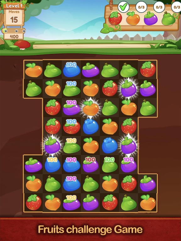 Screenshot #4 pour Fruits Garden : Swipe Juice