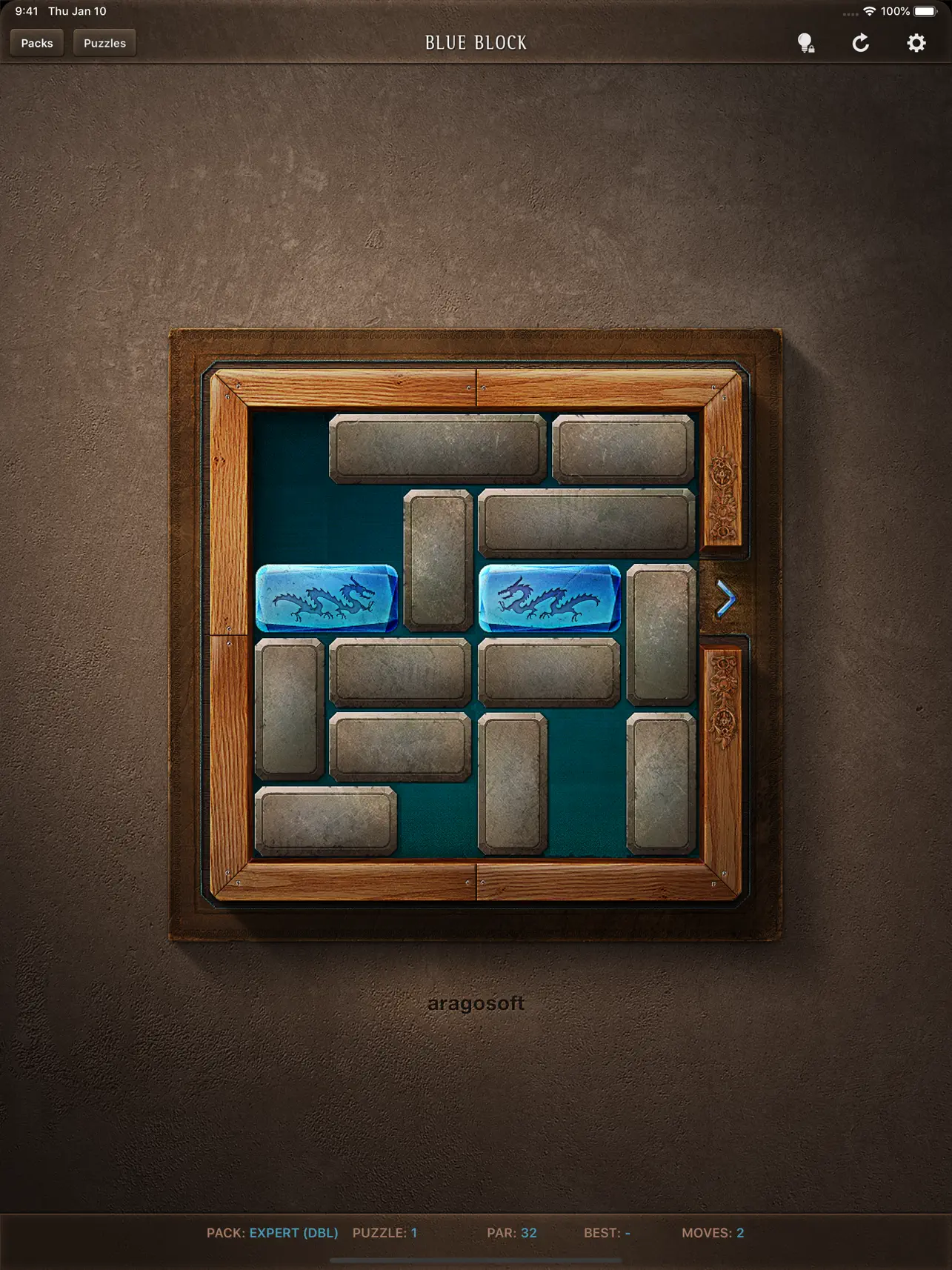 Screenshot #6 pour Blue Block for iPad