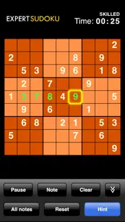 How to cancel & delete expert sudoku 3