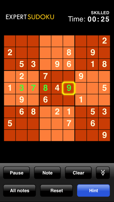 Expert Sudoku screenshot 4