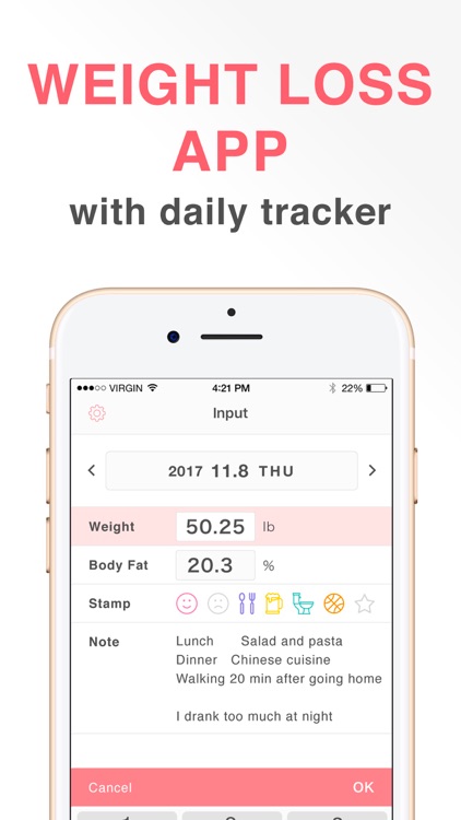 SmartDiet: Weight Loss Watcher
