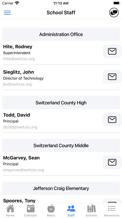 Switzerland County School Corp Screenshot