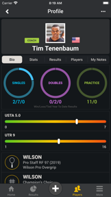 Smashpoint Tennis Tracker screenshot