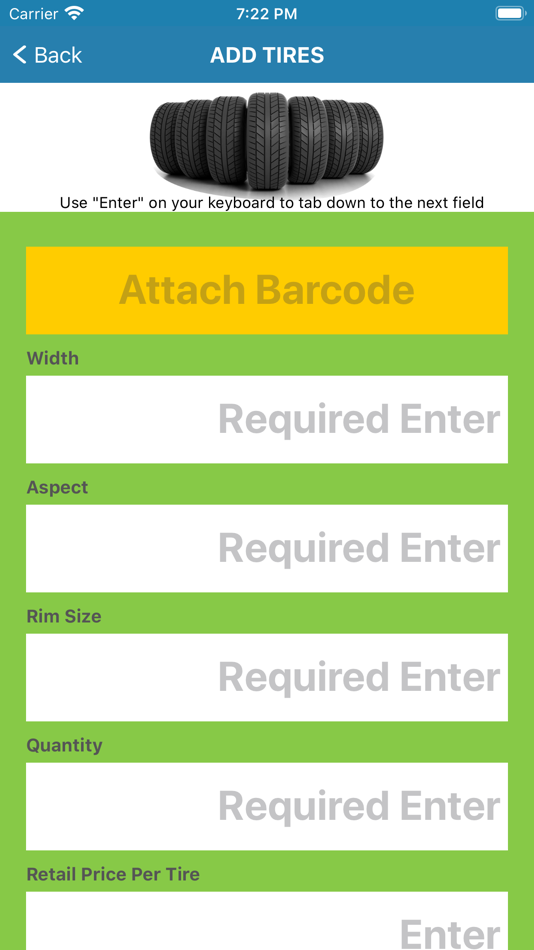 #3. Tire Inventory Solution (iOS) 由: Matt Wisniewski
