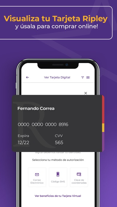 Banco Ripley Chile Screenshot