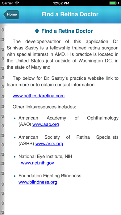 AMD_eye iPhone screenshot 8 - Medical app