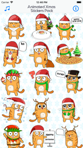 Animated Xmas Stickers Pack screenshot