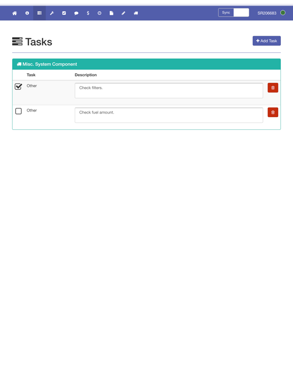 FieldServio Tech Entry iPad screenshot 4 - Business app