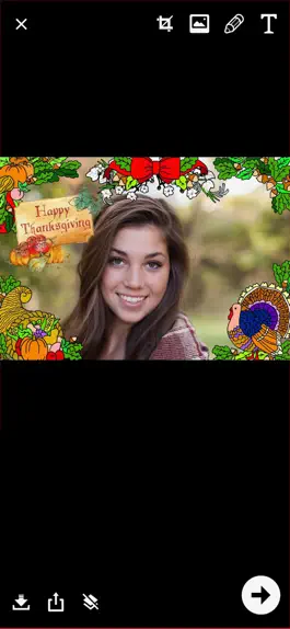 Game screenshot Thanksgiving Card apk