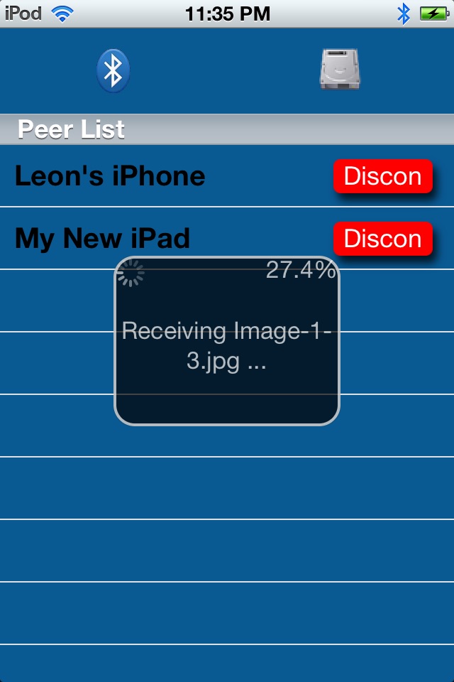 Bluetooth - File Transmission screenshot 2