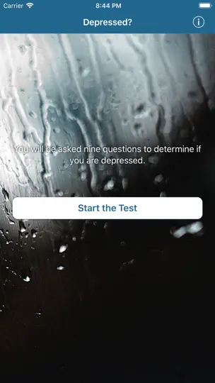 Captura de pantalla de Depressed? en iPhone 1
