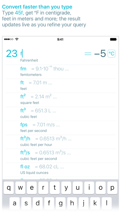 Ångström, the unit converter Screenshot