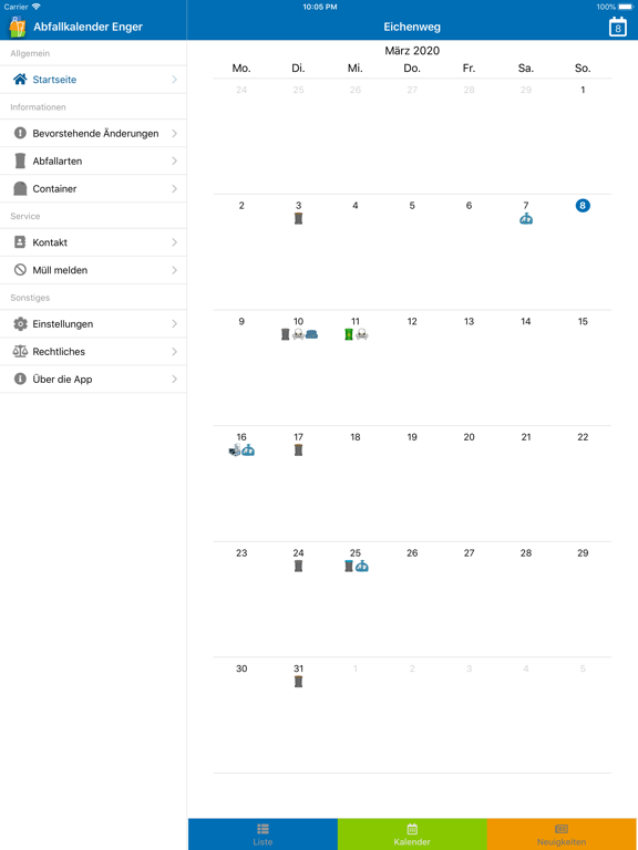 Screenshot #5 pour Abfallkalender Enger