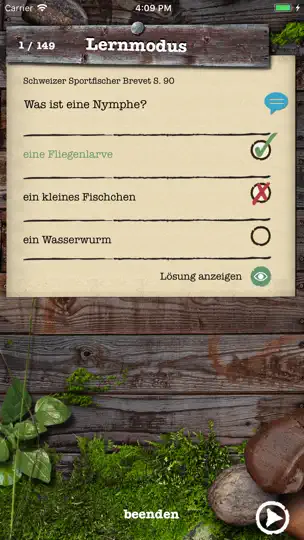 Capture d'écran de SaNa Fischerprüfung & Lexikon sur iPhone 5