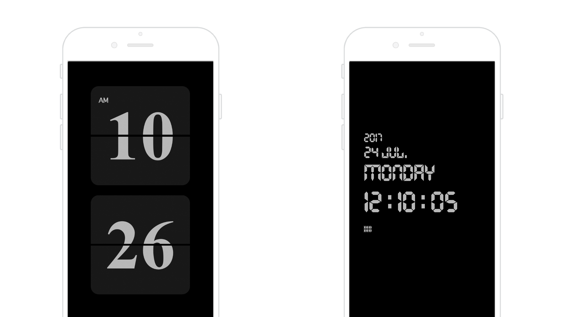 OneClock - A Simple Flip Clock