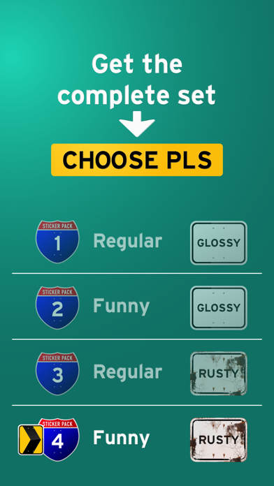 How to cancel & delete 100+ Aged Funny Signs Sticker Pack (Rusty) from iphone & ipad 4