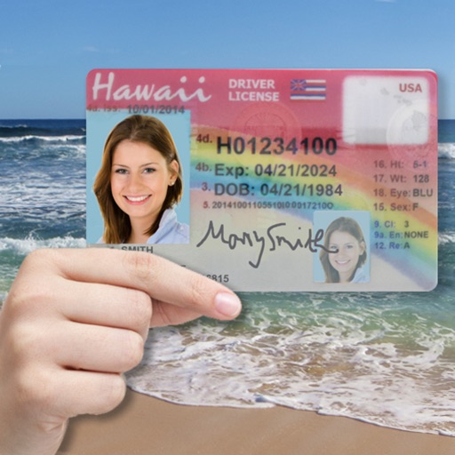 Hawaii Driver License Icon