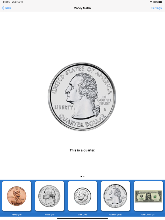 Money Matrix (US Currency) iPad screenshot