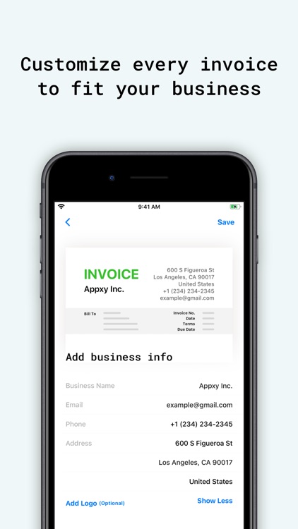 Tiny Invoice: Estimate Maker screenshot-4