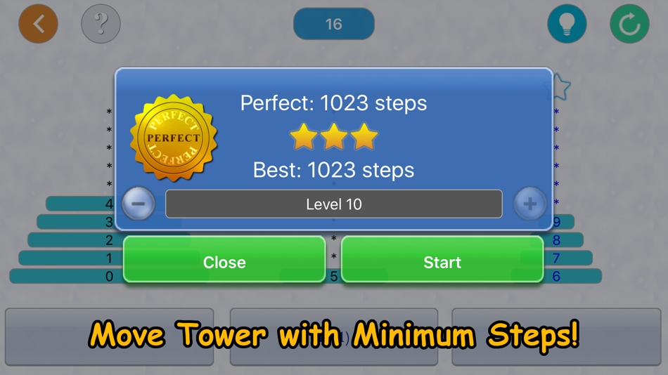 #2. Tower Tower : Tower Puzzle (iOS) 由: Little Sam Software