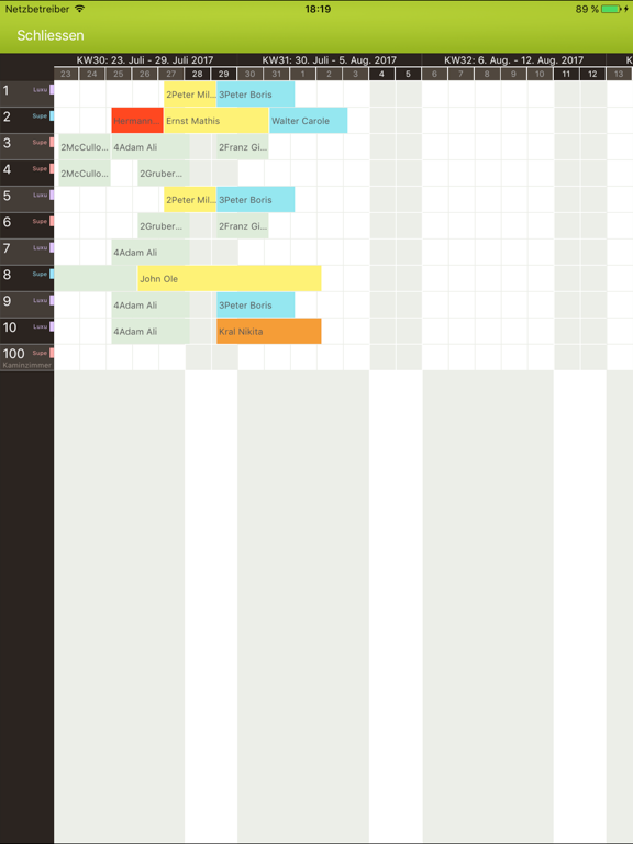 Screenshot #4 pour igumbi Hotelsoftware
