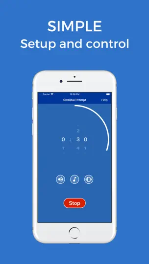 Скриншот Swallow Prompt: Saliva Help на iPhone 2