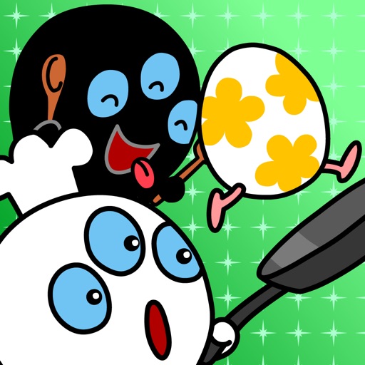 白黒オバケのゲーム絵本「にげるタマゴ」 icon