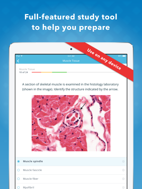 Screenshot #6 pour Histology: USMLE Q&A Review