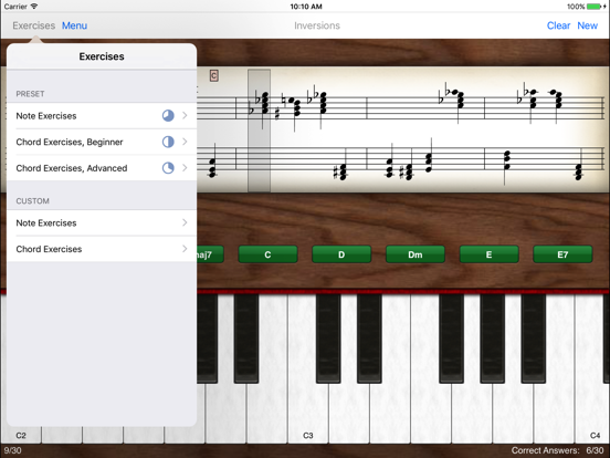 Note Trainer Pro iPad app afbeelding 4