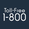 Toll-free 1-800 virtual number icon