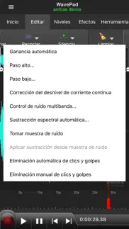 wavepad, editor de audio iphone bildschirmfoto 4