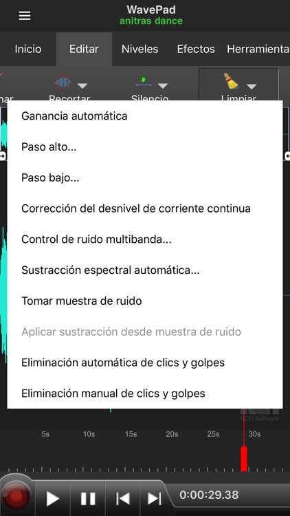 WavePad, editor de audio screenshot-3