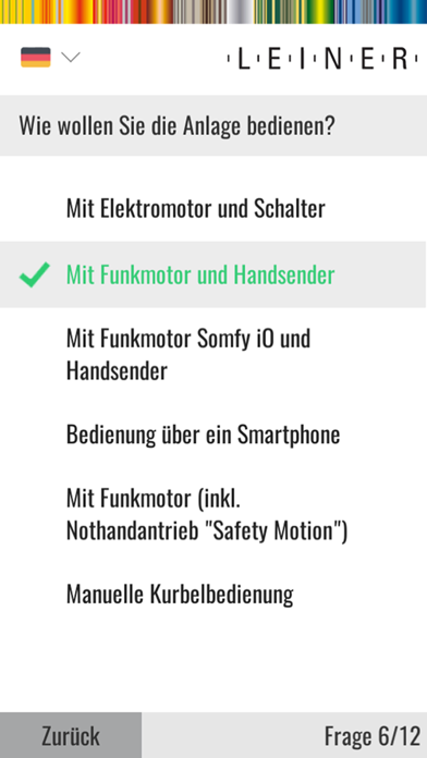 LEINER Markisenplaner & mehr Screenshot