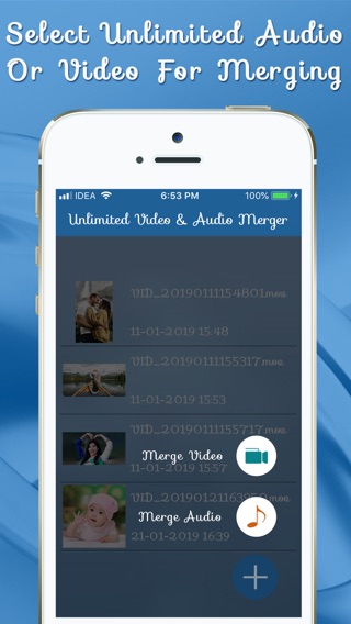 Unlimited Video & Audio Mergerのおすすめ画像1