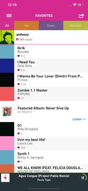 Hype Machine Screenshot