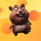 This game lets you control a little hamster that loves cheese so much that he just keeps on going